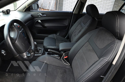 Set coprisedili su misura per Skoda Superb I (2001-2008), Leather Style