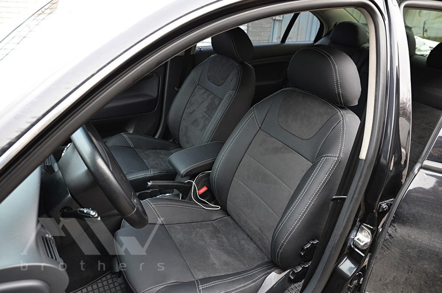 Set coprisedili su misura per Skoda Superb I (2001-2008), Leather Style