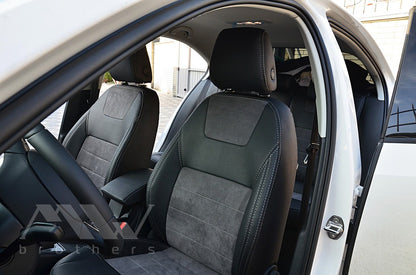 Set coprisedili su misura per  Skoda Octavia A7 Ambition, Elegance (2013-2016), Leather Style