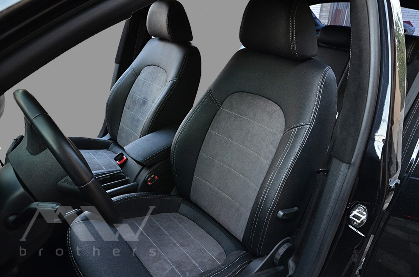 Set coprisedili su misura per Skoda Superb II (2008–2015), Leather Style