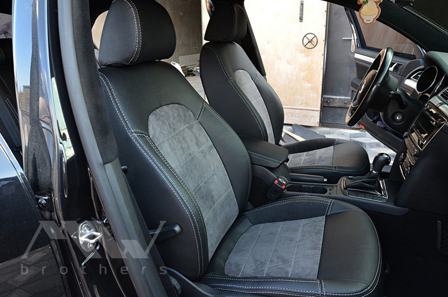 Set coprisedili su misura per Skoda Superb II (2008–2015), Leather Style