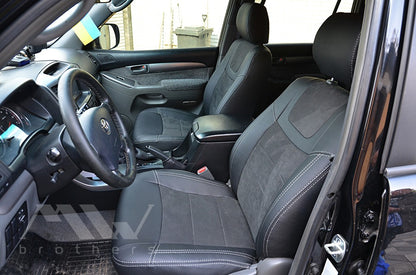 Set coprisedili su misura Toyota Land Cruiser Prado 120 (2002-2009), Leather Style