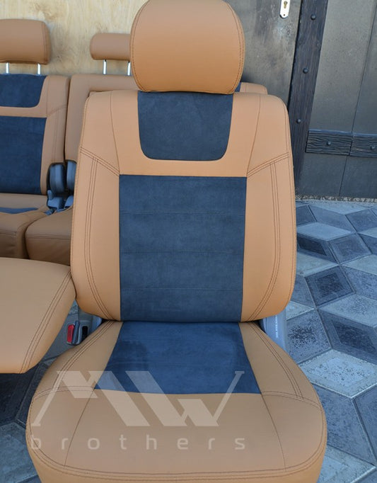 Set coprisedili su misura per Toyota Land Cruiser 100 (1998-2007), Leather Style