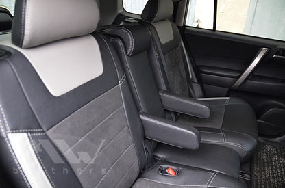 Set coprisedili su misura per Toyota Highlander 2 (XU40) (2007-2013), Leather Style