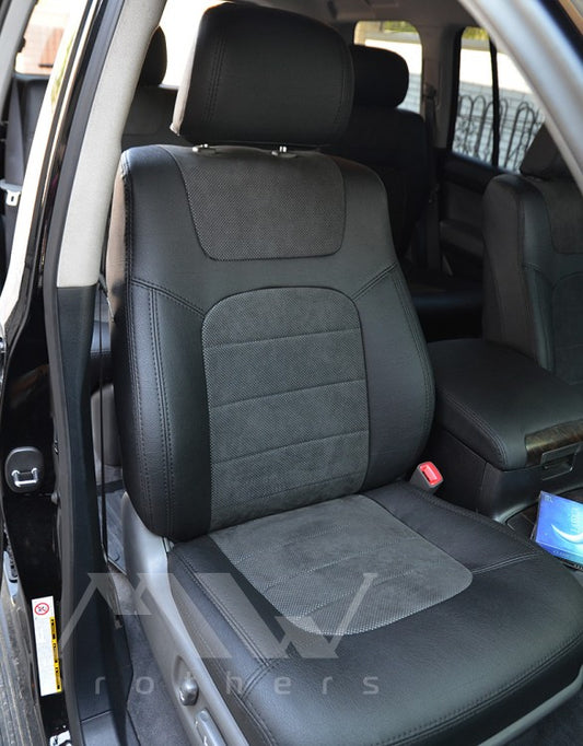 Passgenaue Sitzbezüge für Land Cruiser 200 (2007–2021), Lederoptik