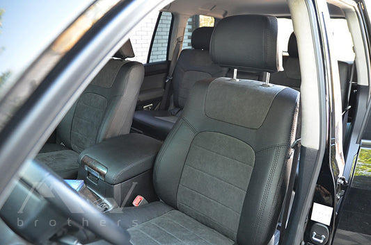 Passgenaue Sitzbezüge für Land Cruiser 200 (2007–2021), Lederoptik