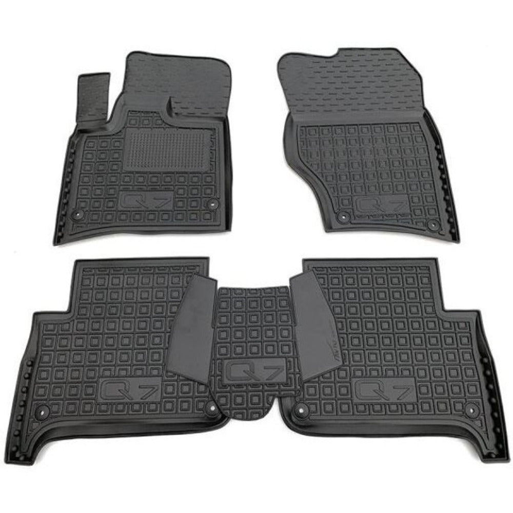 Set tappetini di gomma su misura per Audi Q7 (4L) (2015-2014)