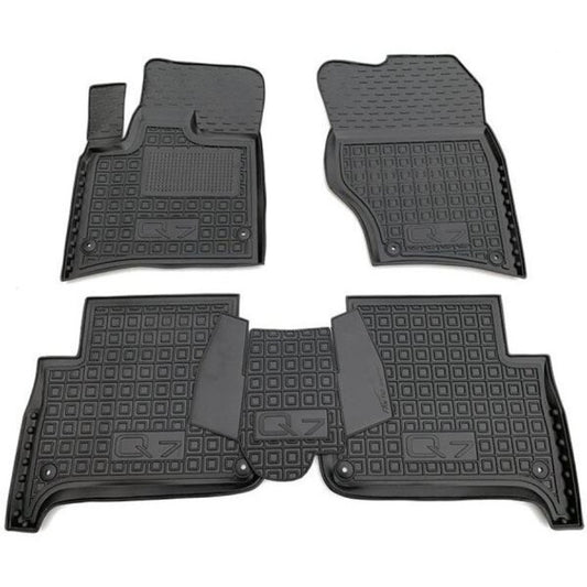 Set tappetini di gomma su misura per Audi Q7 (4L) (2015-2014)