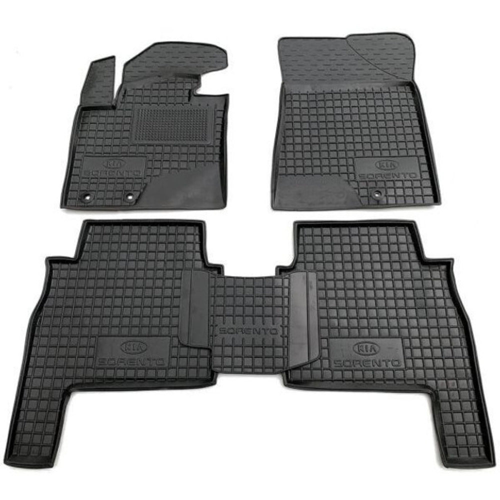 Set tappetini di gomma su misura per Kia Sorento (2009-2012)