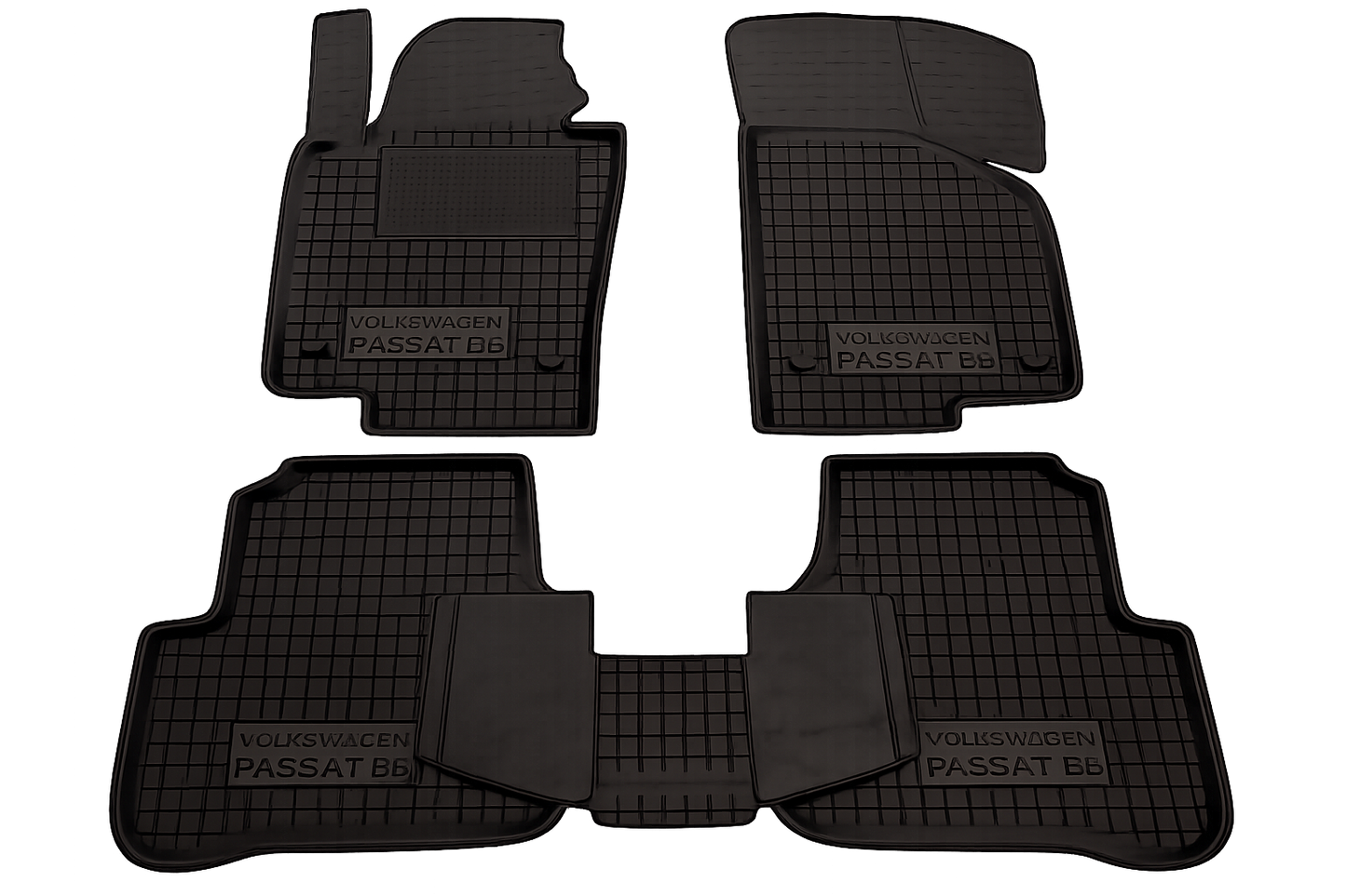 Set tappetini di gomma su misura per Volkswagen Passat B6 (2005-2011)