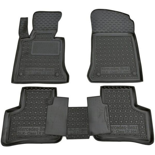Set tappetini di gomma su misura per Mercedes-Benz GLK-Class (X204) (2008–2015)