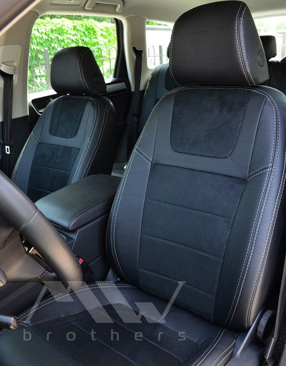 Set coprisedili su misura per Volkswagen Touareg II Life, TDI (2011-2018), Leather Style