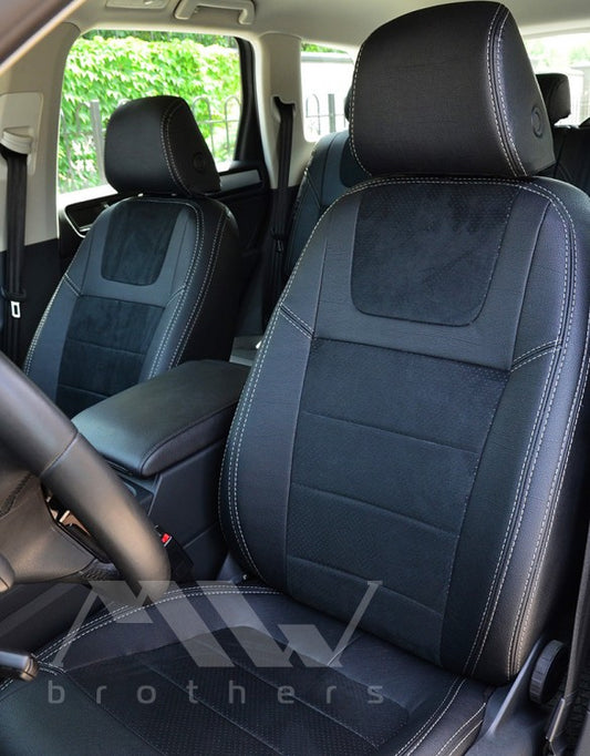 Set coprisedili su misura per Volkswagen Touareg II Life, TDI (2011-2018), Leather Style