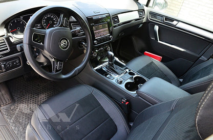Set coprisedili su misura per Volkswagen Touareg II Life, TDI (2011-2018), Leather Style