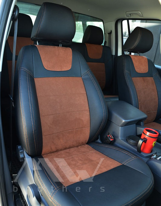 Set coprisedili su misura per Volkswagen Amarok 1 (2010-2020), Leather Style