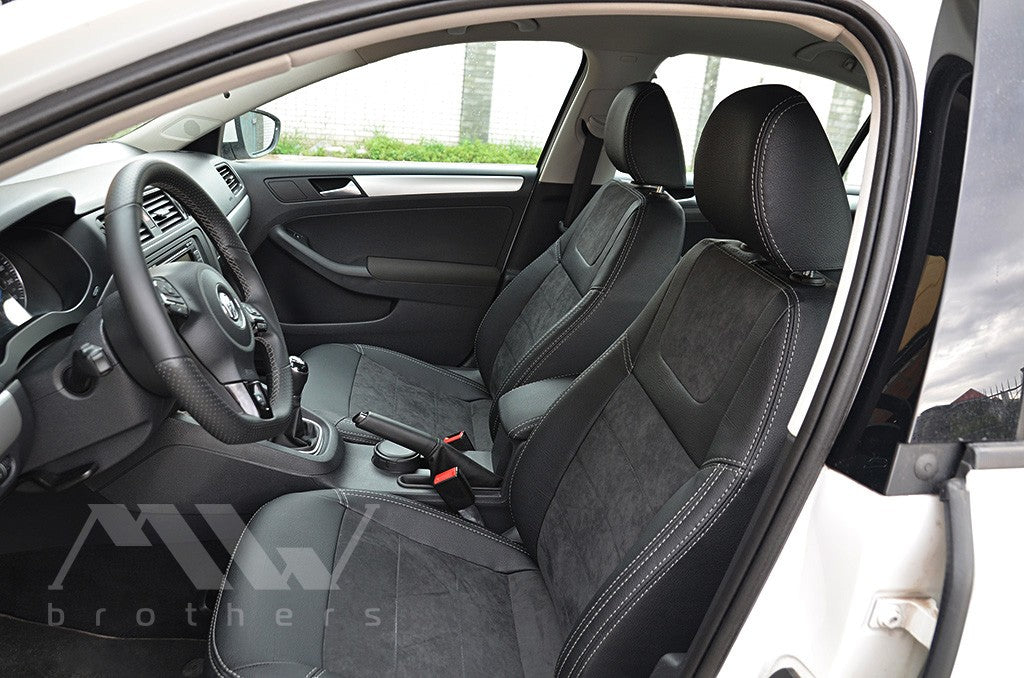 Set coprisedili su misura per Volkswagen Jetta VI (2010–2019), Leather Style
