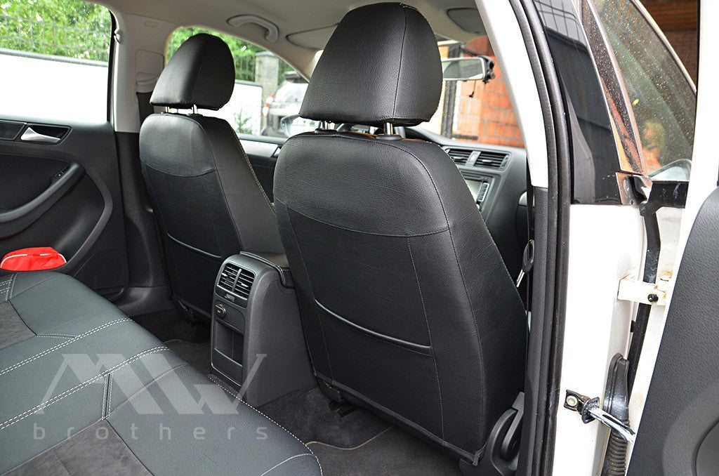 Set coprisedili su misura per Volkswagen Jetta VI (2010–2019), Leather Style