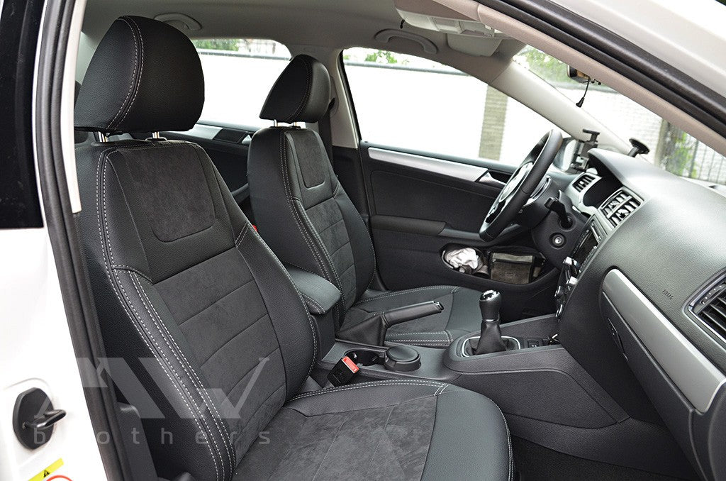 Set coprisedili su misura per Volkswagen Jetta VI (2010–2019), Leather Style