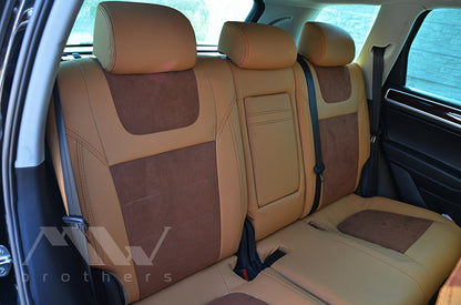 Set coprisedili su misura per Volkswagen Touareg II Life, TDI (2011-2018), Leather Style