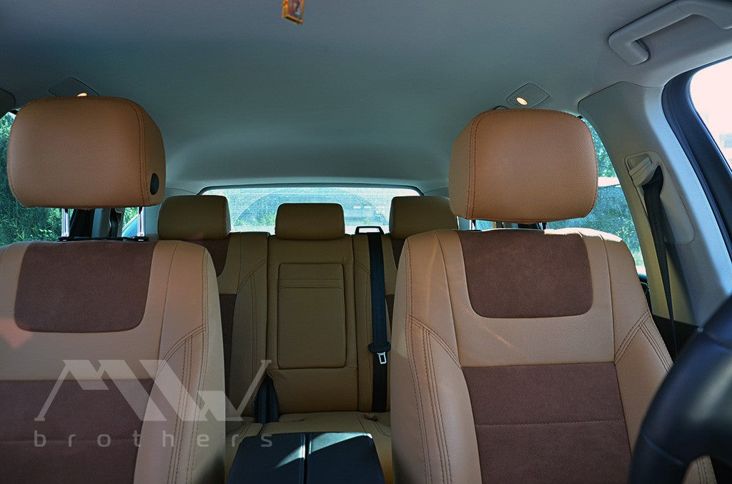 Set coprisedili su misura per Volkswagen Touareg II Life, TDI (2011-2018), Leather Style