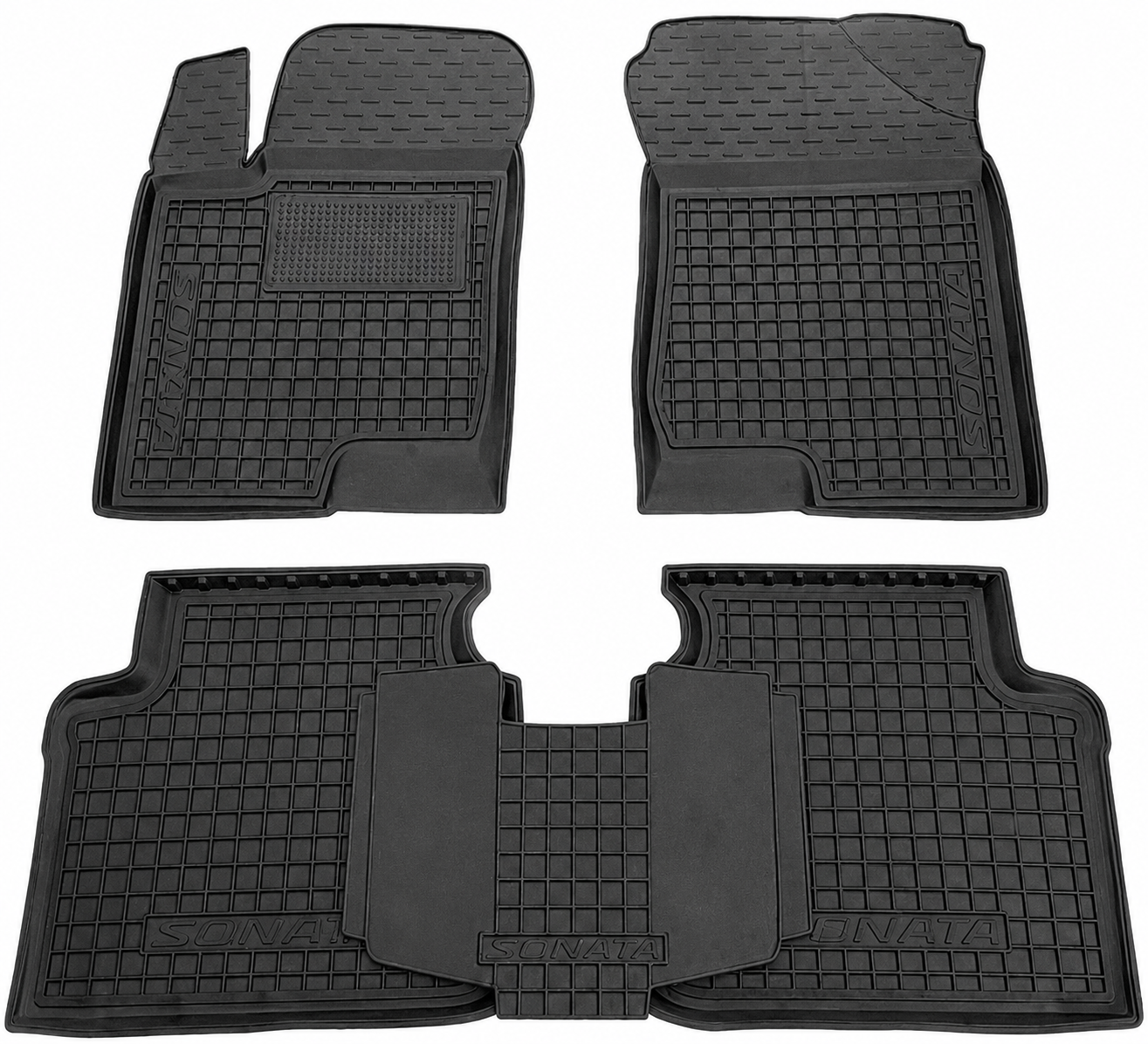 Set tappetini di gomma su misura per  Hyundai Sonata NF (2004-2010)