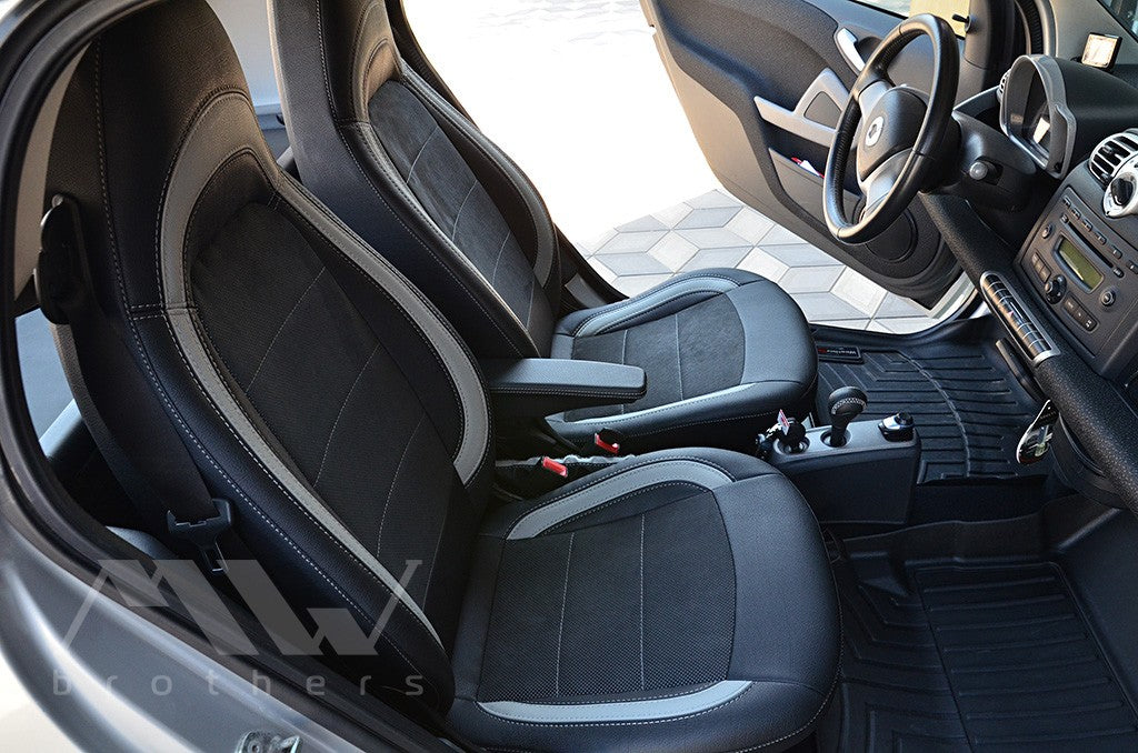Set coprisedili su misura per Mercedes-Benz Smart Fortwo 1 (450) (1998-2007), Leather Style