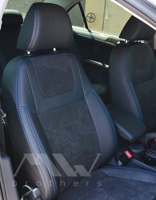 Set coprisedili su misura per Volkswagen Jetta VI (2010–2019), Leather Style