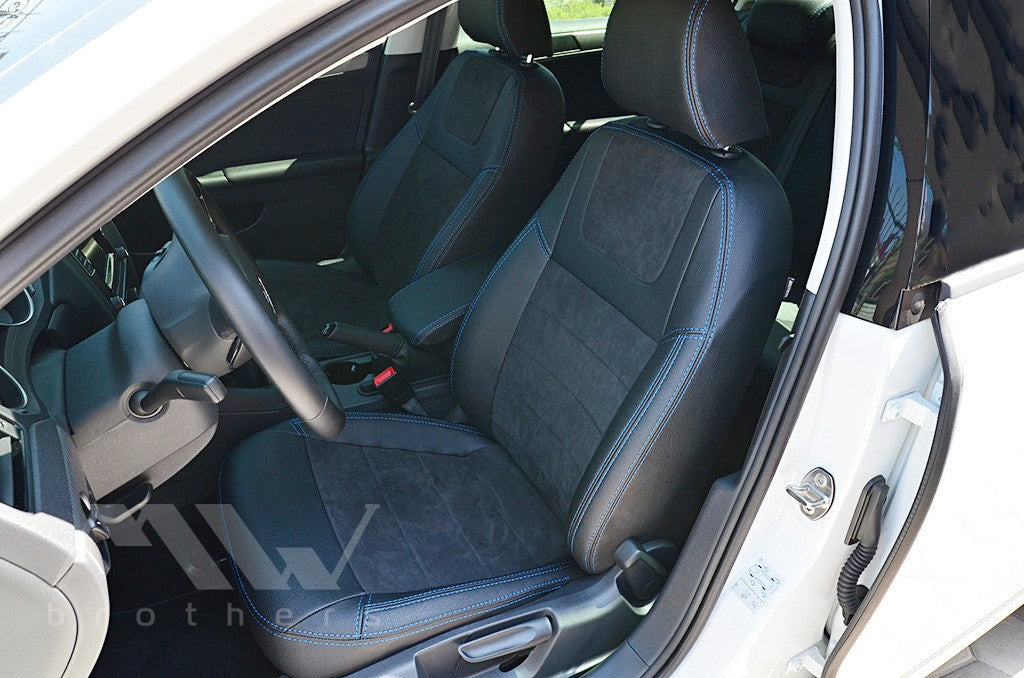 Set coprisedili su misura per Volkswagen Jetta VI (2010–2019), Leather Style