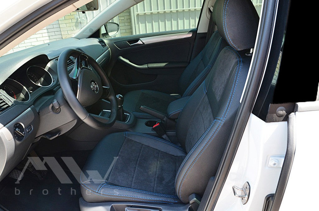 Set coprisedili su misura per Volkswagen Jetta VI (2010–2019), Leather Style