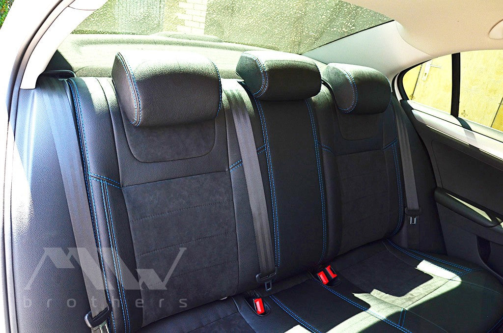 Set coprisedili su misura per Volkswagen Jetta VI (2010–2019), Leather Style
