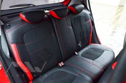 Maßgefertigte Sitzbezüge für Hyundai i20 (2014–2020), Lederoptik