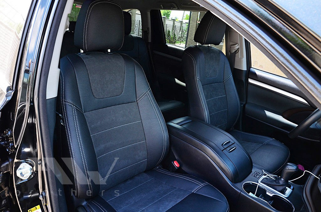 Set coprisedili su misura per Toyota Highlander 3 (XU50) (2013-2019), Leather Style