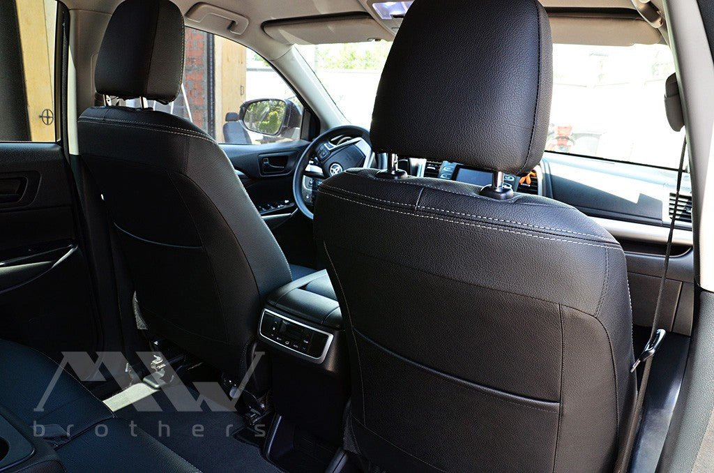 Set coprisedili su misura per Toyota Highlander 3 (XU50) (2013-2019), Leather Style