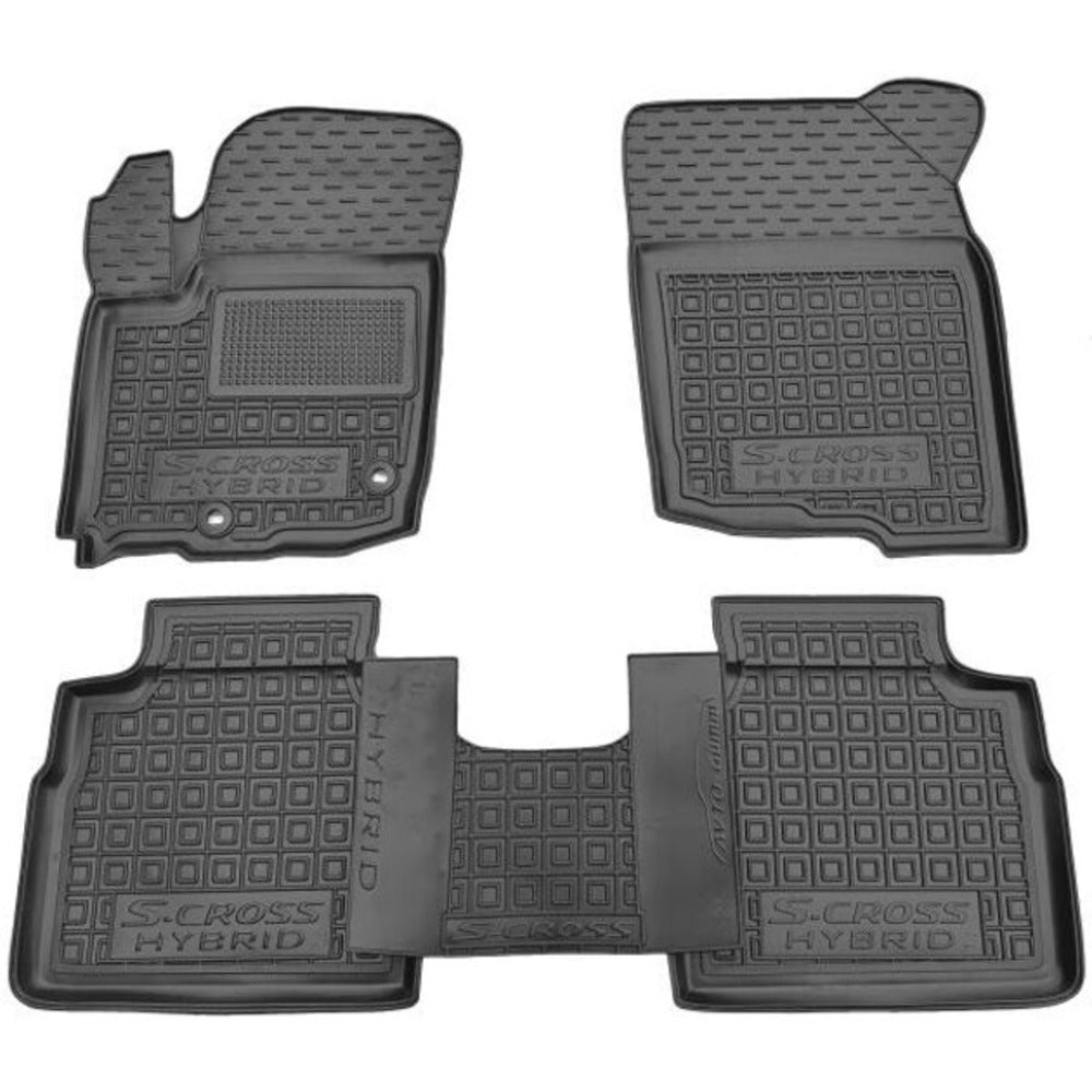 Set tappetini di gomma su misura per Suzuki S-Cross Hybrid (2021 oggi)