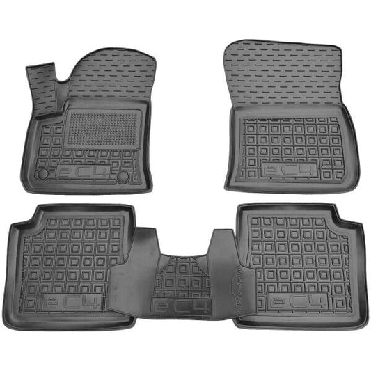 Set tappetini di gomma su misura per Citroen e-C4 (2020-oggi)