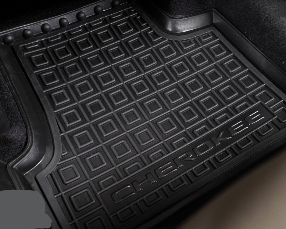 Set tappetini di gomma su misura per Jeep Cherokee KL (2014 - 2023)