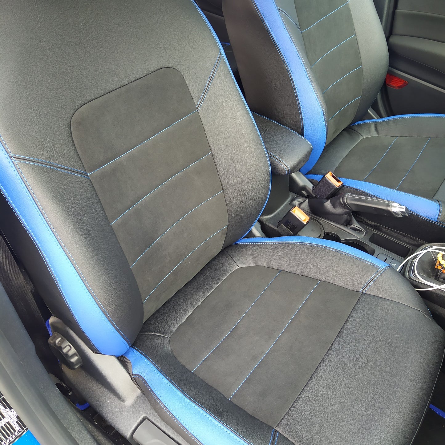 Set coprisedili su misura per Ford Puma (2019-), Leather Style