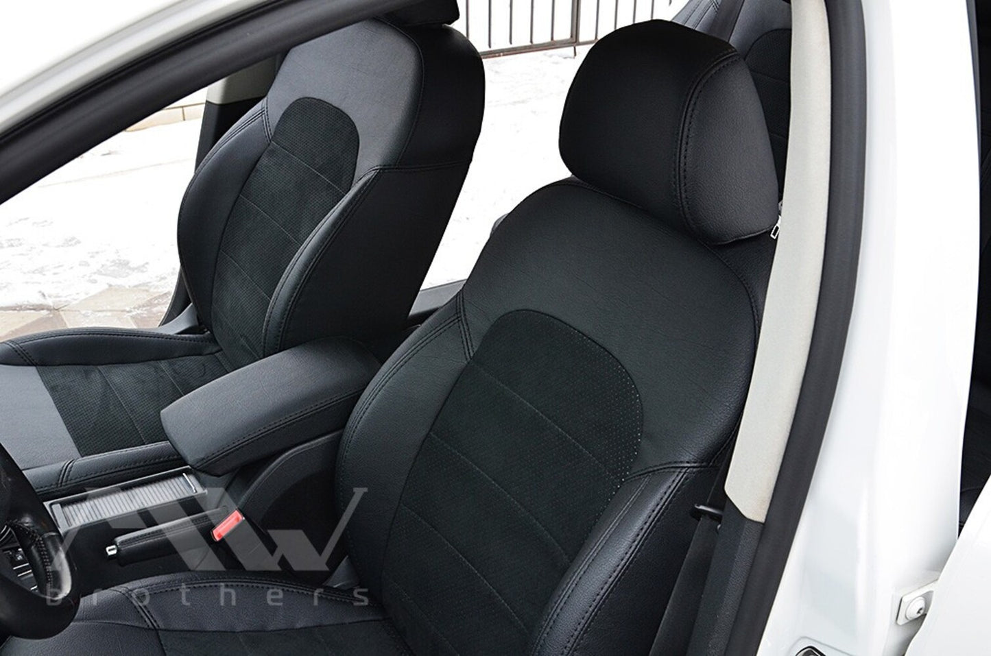 Set coprisedili su misura per Skoda Superb II (2008–2015), Leather Style