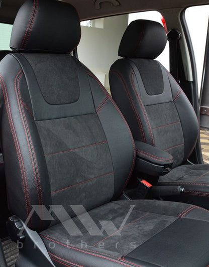 Set coprisedili su misura per Skoda Fabia 2 (2007-2014), Leather Style