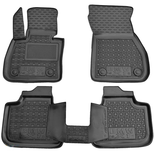 Set tappetini di gomma su misura per BMW X1 (F48) (2015-2022)