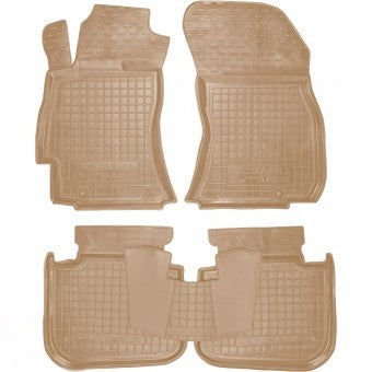 Set tappetini di gomma su misura pert Subaru Outback 5 BS (2015-2020)