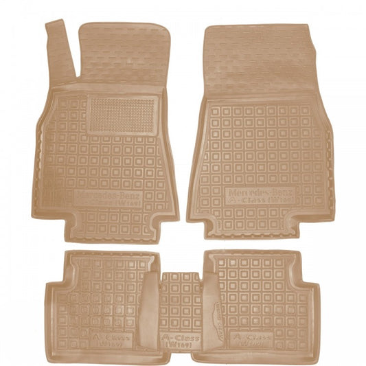 Set tappetini di gomma su misura per Mercedes A-Class (W169) (2004–2011)