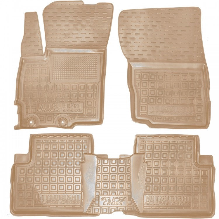 Set tappetini di gomma su misura per Mitsubishi Eclipse Cross (2018-oggi)