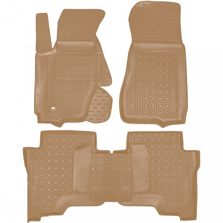 Set tappetini di gomma su misura per Jeep Grand Cherokee WK (2004–2010)