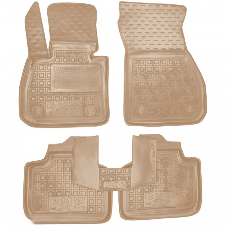 Maßgefertigte Gummifußmatten für BMW X1 (F48) (2015-2022)