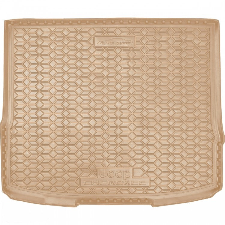 Tappetino di gomma su misura vasca baule  per Jeep Cherokee KL (2014-2023)