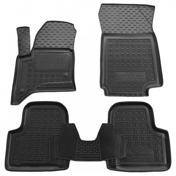 Set tappetini di gomma su misura per Alfa Romeo Junior (2024–oggi)