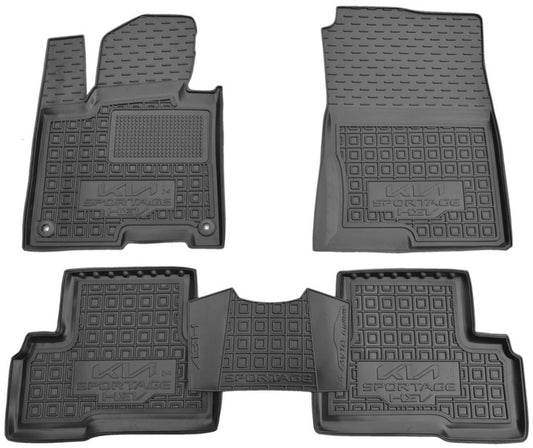 Set tappetini di gomma su misura per Kia Sportage 5 HEV (2024 in poi)