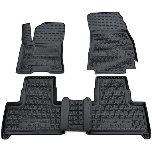 Set tappetini di gomma su misura per Mercedes-Benz EQB (X243) (dal 2021-oggi)