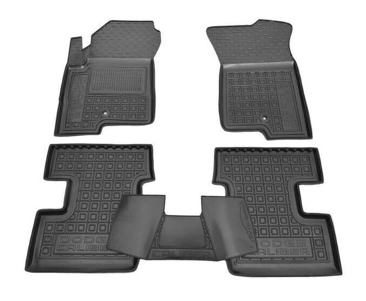 Set tappetini di gomma su misura per Dodge Caliber (2006–2012)